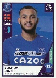 Sticker Joshua King - Premier League Inglese 2020-2021 n. U16 - Panini