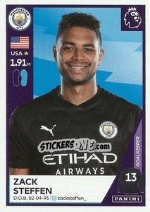 Sticker Zack Steffen - Premier League Inglese 2020-2021 n. U25 - Panini