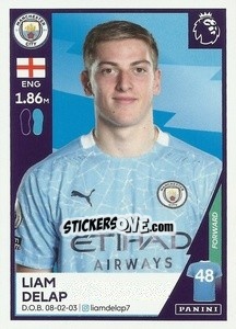 Sticker Liam Delap - Premier League Inglese 2020-2021 n. U26 - Panini