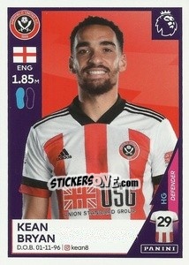Figurina Kean Bryan - Premier League Inglese 2020-2021 n. U31 - Panini