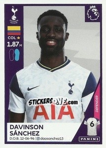 Cromo Figurina U37 - Premier League Inglese 2020-2021 - Panini