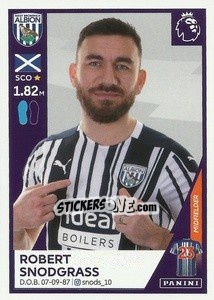 Sticker Robert Snodgrass - Premier League Inglese 2020-2021 n. U40 - Panini