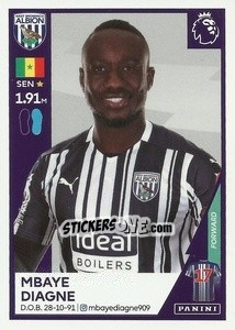 Figurina Mbaye Diagne - Premier League Inglese 2020-2021 n. U43 - Panini