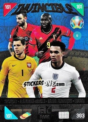Sticker Invincible - UEFA Euro 2020 Kick Off. Adrenalyn XL n. 5 - Panini