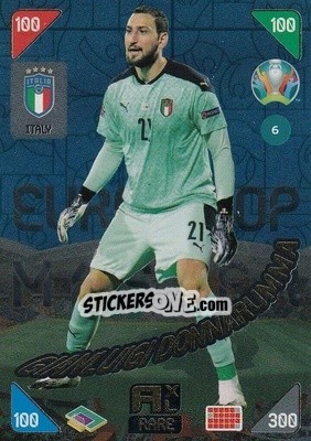 Sticker Gianluigi Donnarumma - UEFA Euro 2020 Kick Off. Adrenalyn XL n. 6 - Panini