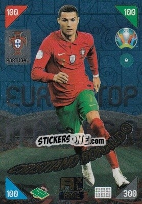Sticker Cristiano Ronaldo - UEFA Euro 2020 Kick Off. Adrenalyn XL n. 9 - Panini