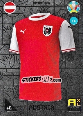 Cromo Second Skin (Austria) - UEFA Euro 2020 Kick Off. Adrenalyn XL - Panini