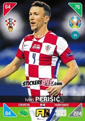 Sticker Ivan Perišic - UEFA Euro 2020 Kick Off. Adrenalyn XL - Panini