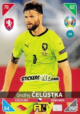 Sticker Ondřej Celůstka - UEFA Euro 2020 Kick Off. Adrenalyn XL n. 39 - Panini