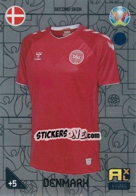 Sticker Second Skin (Denmark) - UEFA Euro 2020 Kick Off. Adrenalyn XL n. 50 - Panini