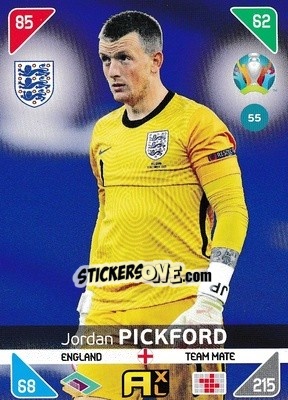 Sticker Jordan Pickford - UEFA Euro 2020 Kick Off. Adrenalyn XL n. 55 - Panini