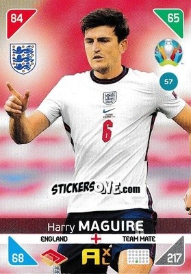Figurina Harry Maguire - UEFA Euro 2020 Kick Off. Adrenalyn XL - Panini