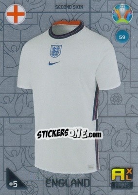 Sticker Second Skin (England) - UEFA Euro 2020 Kick Off. Adrenalyn XL - Panini