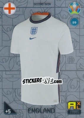Sticker Second Skin (England) - UEFA Euro 2020 Kick Off. Adrenalyn XL n. 59 - Panini