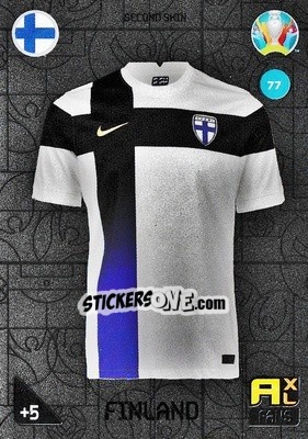 Sticker Second Skin (Finland) - UEFA Euro 2020 Kick Off. Adrenalyn XL n. 77 - Panini