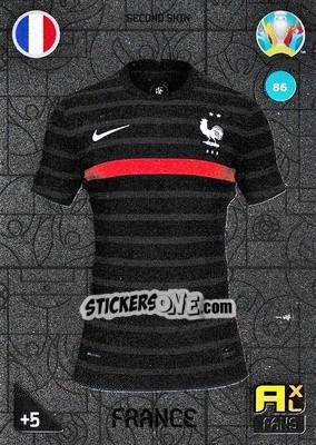 Figurina Second Skin (France) - UEFA Euro 2020 Kick Off. Adrenalyn XL - Panini