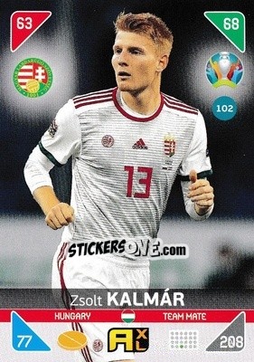 Sticker Zsolt Kalmár - UEFA Euro 2020 Kick Off. Adrenalyn XL n. 102 - Panini