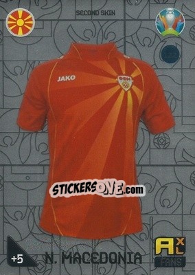 Cromo Second Skin (North Macedonia) - UEFA Euro 2020 Kick Off. Adrenalyn XL - Panini