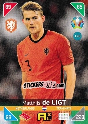 Cromo Matthijs de Ligt - UEFA Euro 2020 Kick Off. Adrenalyn XL - Panini