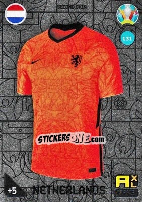 Sticker Second Skin (Netherlands) - UEFA Euro 2020 Kick Off. Adrenalyn XL n. 131 - Panini