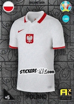 Sticker Second Skin (Poland) - UEFA Euro 2020 Kick Off. Adrenalyn XL - Panini
