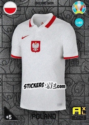 Sticker Second Skin (Poland) - UEFA Euro 2020 Kick Off. Adrenalyn XL n. 140 - Panini