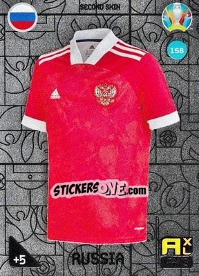 Sticker Second Skin (Russia) - UEFA Euro 2020 Kick Off. Adrenalyn XL - Panini