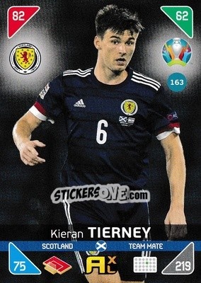 Figurina Kieran Tierney - UEFA Euro 2020 Kick Off. Adrenalyn XL - Panini
