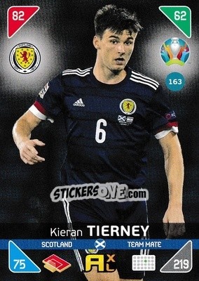 Sticker Kieran Tierney - UEFA Euro 2020 Kick Off. Adrenalyn XL n. 163 - Panini