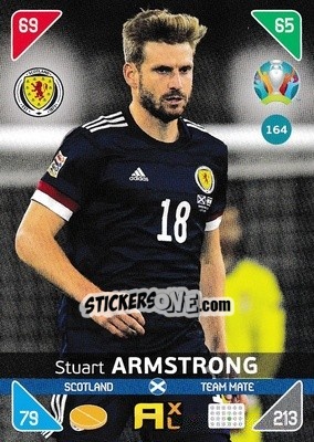 Sticker Stuart Armstrong - UEFA Euro 2020 Kick Off. Adrenalyn XL - Panini