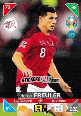 Figurina Remo Freuler - UEFA Euro 2020 Kick Off. Adrenalyn XL - Panini