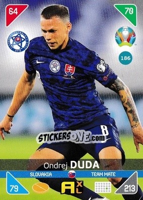 Sticker Ondrej Duda - UEFA Euro 2020 Kick Off. Adrenalyn XL n. 186 - Panini