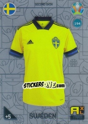 Sticker Second Skin (Sweden) - UEFA Euro 2020 Kick Off. Adrenalyn XL n. 194 - Panini