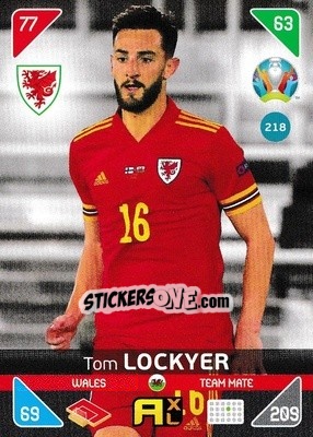 Sticker Tom Lockyer - UEFA Euro 2020 Kick Off. Adrenalyn XL n. 218 - Panini