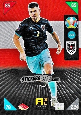 Sticker Aleksandar Dragovic - UEFA Euro 2020 Kick Off. Adrenalyn XL - Panini