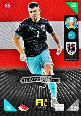 Sticker Aleksandar Dragovic - UEFA Euro 2020 Kick Off. Adrenalyn XL n. 226 - Panini