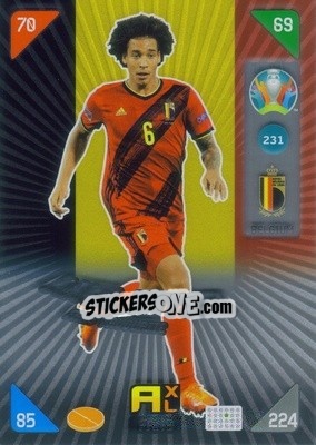 Sticker Axel Witsel - UEFA Euro 2020 Kick Off. Adrenalyn XL n. 231 - Panini