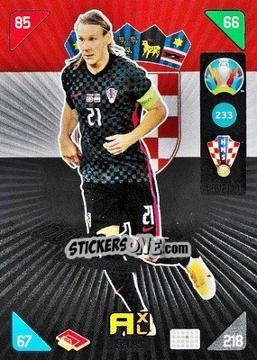 Sticker Domagoj Vida - UEFA Euro 2020 Kick Off. Adrenalyn XL n. 233 - Panini