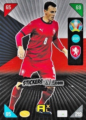 Sticker Vladimir Darida - UEFA Euro 2020 Kick Off. Adrenalyn XL - Panini