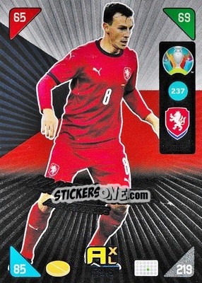 Cromo Vladimir Darida - UEFA Euro 2020 Kick Off. Adrenalyn XL - Panini