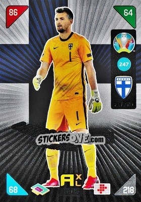 Sticker Lukáš Hrádecký - UEFA Euro 2020 Kick Off. Adrenalyn XL - Panini