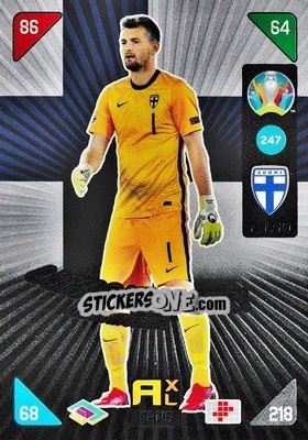 Sticker Lukáš Hrádecký - UEFA Euro 2020 Kick Off. Adrenalyn XL n. 247 - Panini