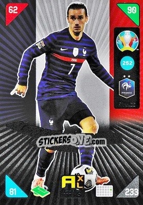 Sticker Antoine Griezmann - UEFA Euro 2020 Kick Off. Adrenalyn XL n. 252 - Panini