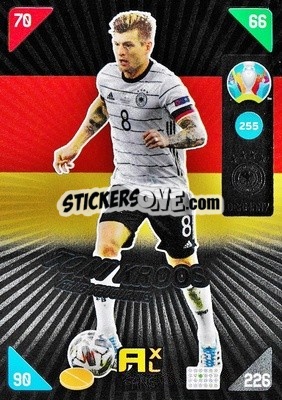 Sticker Toni Kroos - UEFA Euro 2020 Kick Off. Adrenalyn XL n. 255 - Panini