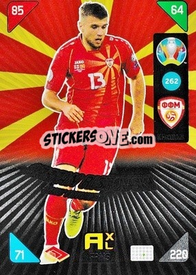 Cromo Stefan Ristovski - UEFA Euro 2020 Kick Off. Adrenalyn XL - Panini