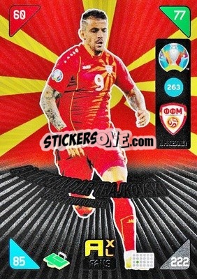Sticker Aleksandar Trajkovski - UEFA Euro 2020 Kick Off. Adrenalyn XL n. 263 - Panini