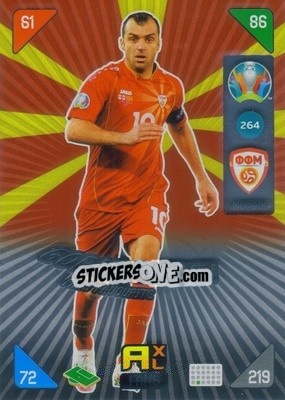 Sticker Goran Pandev - UEFA Euro 2020 Kick Off. Adrenalyn XL n. 264 - Panini