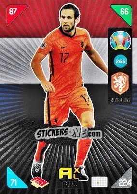 Cromo Daley Blind - UEFA Euro 2020 Kick Off. Adrenalyn XL - Panini