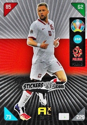 Sticker Kamil Glik - UEFA Euro 2020 Kick Off. Adrenalyn XL n. 268 - Panini