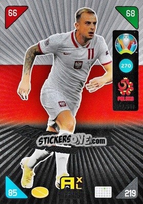 Sticker Kamil Grosicki - UEFA Euro 2020 Kick Off. Adrenalyn XL n. 270 - Panini